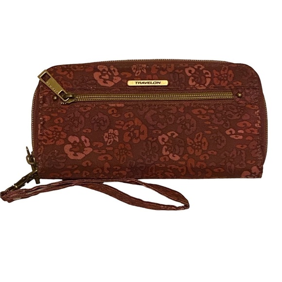 Travelon RFID Wallet, Floral, Never Used - Picture 3 of 11